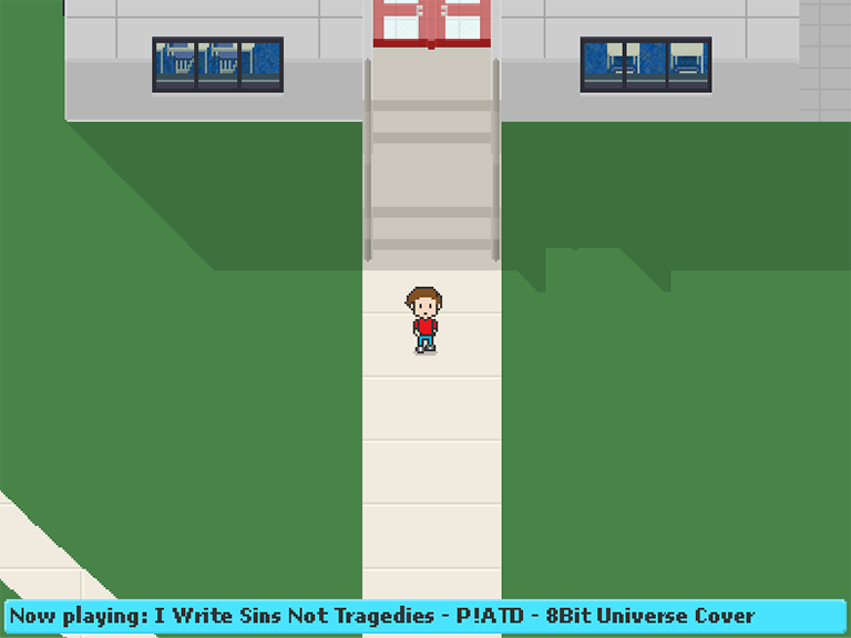 Screenshot from Bedford North Lawrence High School: the Video Game.